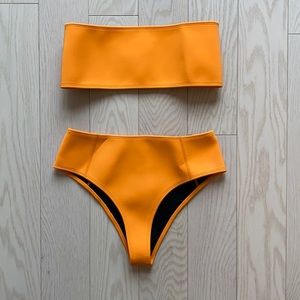 Hoaka high waisted bandeau bikini